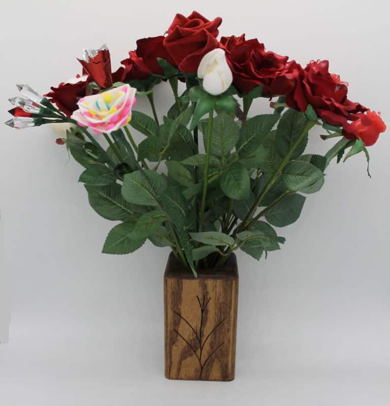 17th Anniversary Just Shell Roses