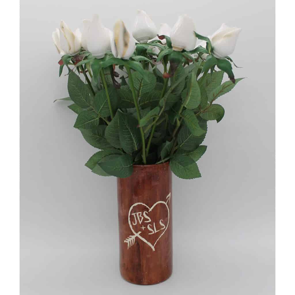 17th Anniversary Just Shell Roses